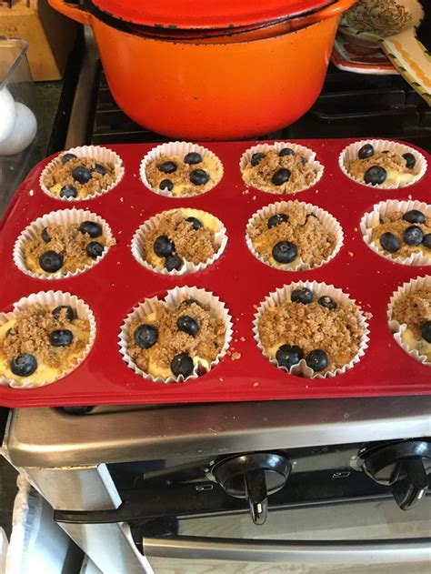 Blueberry Strusel Muffins Bon Appetit Mom