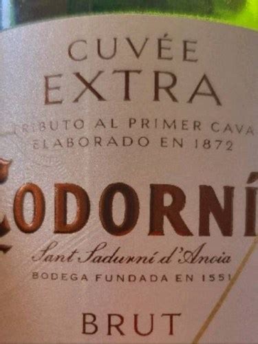 N V Codorníu Extra Cuvée Cava Brut Vivino Brasil