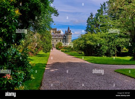 Inveraray Castle Invc2 Stock Photo Alamy