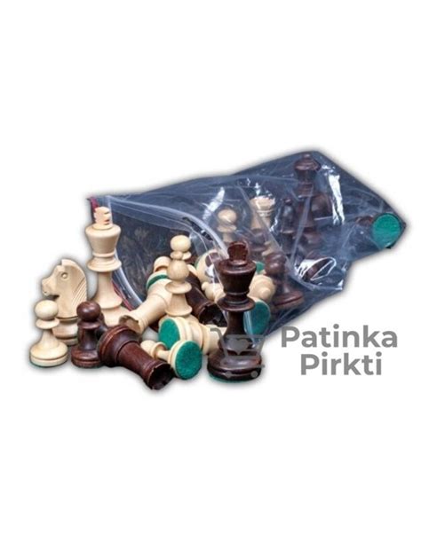 Šachmatų Figūros Medinės Karaliaus Aukštis 98mm Chess Chw 27