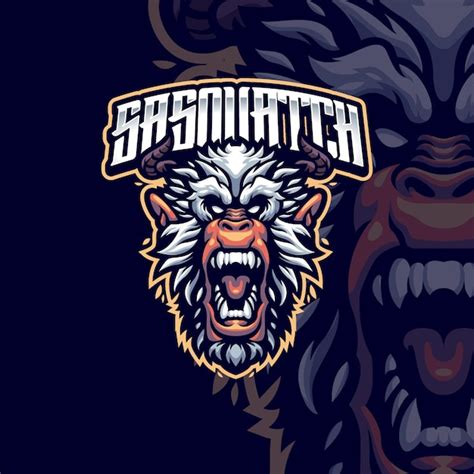 Premium Vector Sasquatch Mascot Logo Template For Sports And Gaming Team