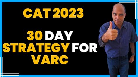 CAT 2024 How To Ace VARC In CAT In 30 Days Arun Sharma S Secret