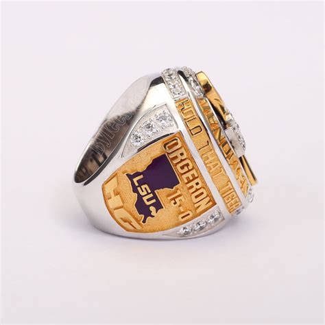 2019 Lsu Tigers Cfp National Championship Ring Best Championship Rings Championship Rings Designer