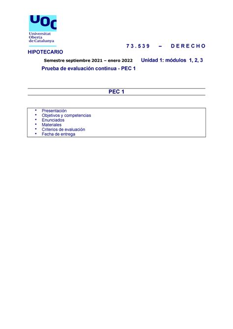 03539 Solpec 1 2021 PEC 1 DERECHO HIPOTECARIO 73 DERECHO