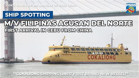 SHIP SPOTTING M V Filipinas Agusan Del Norte Arrival Video In Cebu