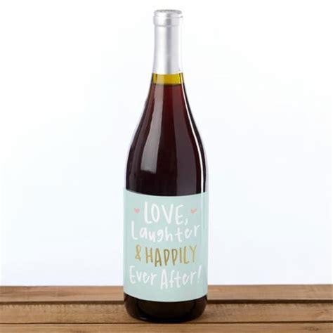 Kate Aspen Na Bridal Shower Wine Bottle Label Set Of Frys