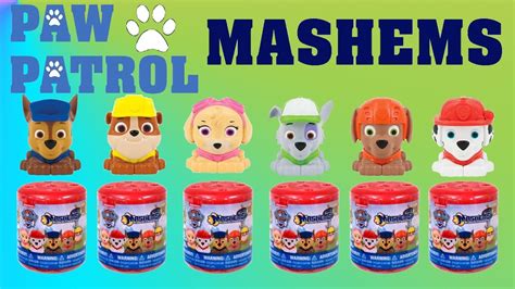 Opening Up Paw Patrol Super Squishy Mashems Surprise Toys Youtube