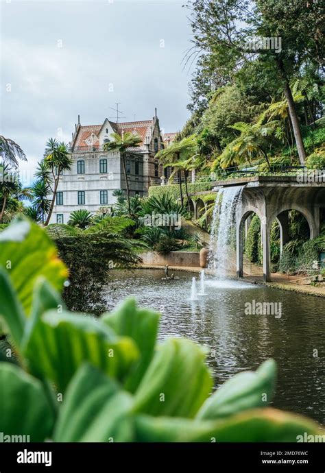 Monte Palace Tropical Garden In Funchal On Madeira Island Portugal