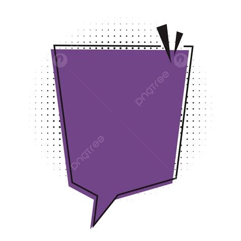 Purple Speech Bubble Vector Design Speech Bubble Speech Bubbleblank Speech Bubble Comic Png