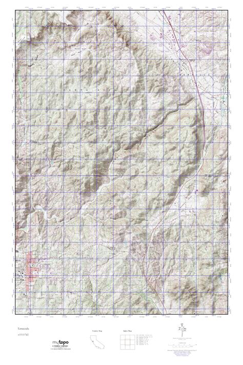 MyTopo Temecula California USGS Quad Topo Map