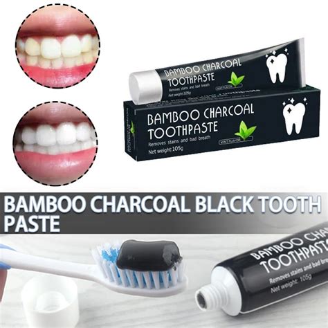 1pcs 105g Whitens Teeth Bamboo Charcoal Toothpaste Natural Activated