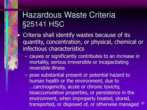 PPT - Hazardous Waste Classification in California PowerPoint ...