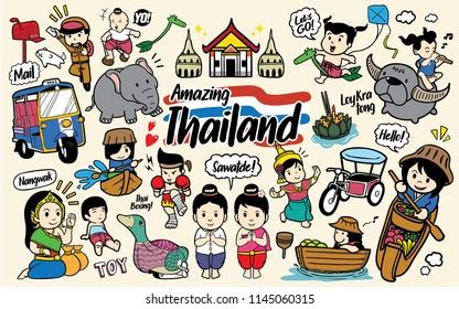 Thailand Cartoon Royalty-Free Images, Stock Photos & Pictures ...