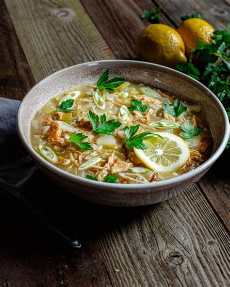 Chicken Lemon Soupin Just 20 Minutes