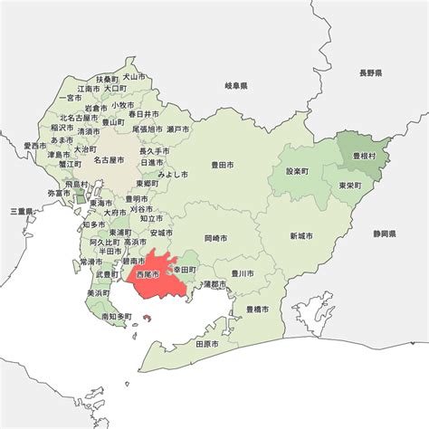 愛知県西尾市の地図 Map It マップ・イット