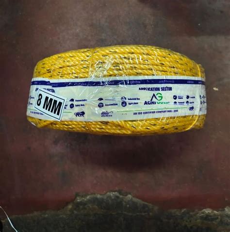 Yellow Mm Polypropylene Rope M At Rs Kg In Chennai Id