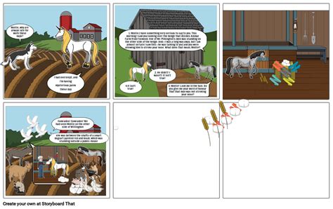 animal farm chapter 5 Storyboard by 6f9c3dce