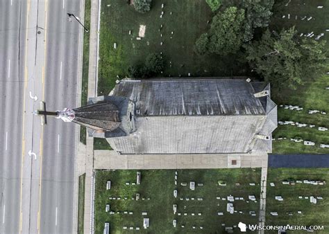 St Paul S Lutheran Church In Muskego Wisconsin Aerial Media