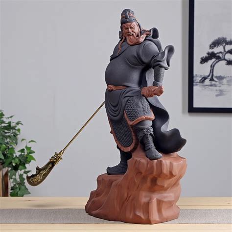 Guan Gong Statue Feng Shui Modern Sculpture Artist