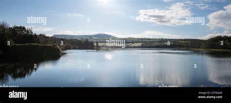 Bottom's reservoir, Tintwistle, Derbyshire, the lowest in a series of ...