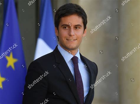 Secretary State Governments Spokesperson Gabriel Attal Editorial Stock ...