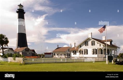 Tybee Island Lighthouse and Museum, Georgia USA Stock Photo - Alamy