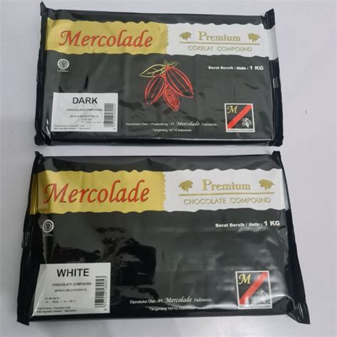 Jual Coklat Compound Mercolade Dark Dan White Kg Shopee Indonesia