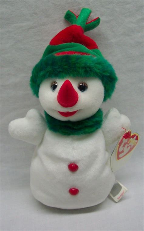 Ty Beanie Baby 2000 Cute Snowgirl Snowman 6 Plush Stuffed Animal Toy