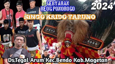 Hebat Solah Ganas Pembarong Handal Reog Ponorogo Singo Krido Taruno