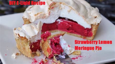 Diy E Liquid Recipe Strawberry Lemon Meringue Pie Youtube