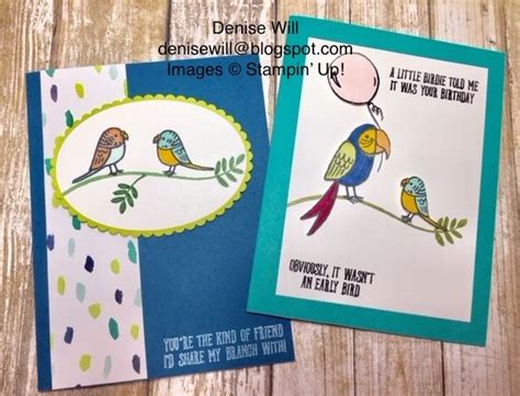 These Cards Were Made Using The Bird Banter Stamp Set From The 2018