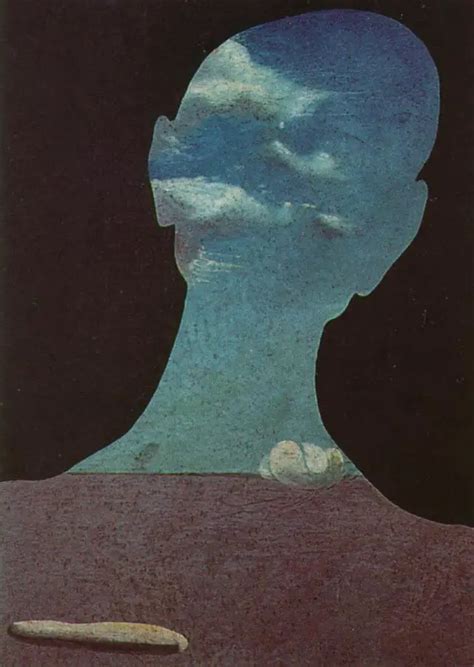 SALVADOR DALI Dal Man With His Head Full Of Clouds