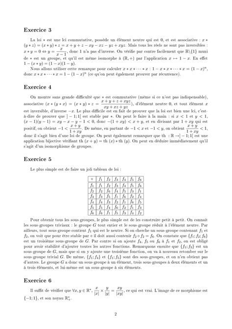 Solution Exercices Sur Les Structures Alg Briques Studypool