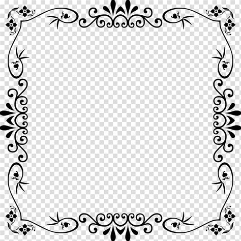 Page Borders Frame Black And White Png Transpa Infoupdate Org