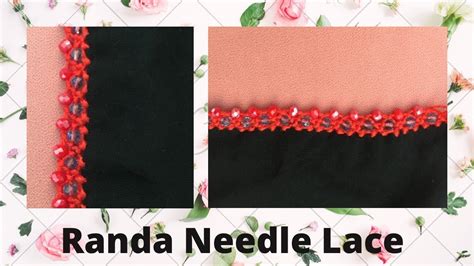 Randa Needle Lace With Beads In Tami Thread And Needle Youtube