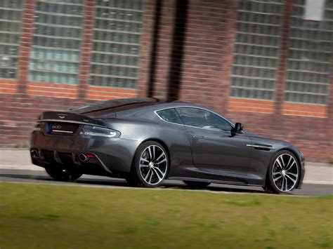 Wallpaper Aston Martin Dbs 2010 Gray Side View Cars Grass Building 2048x1536