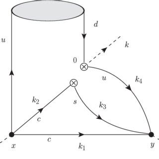 Feynman Diagram Of The W Exchange Contribution To The Correlation