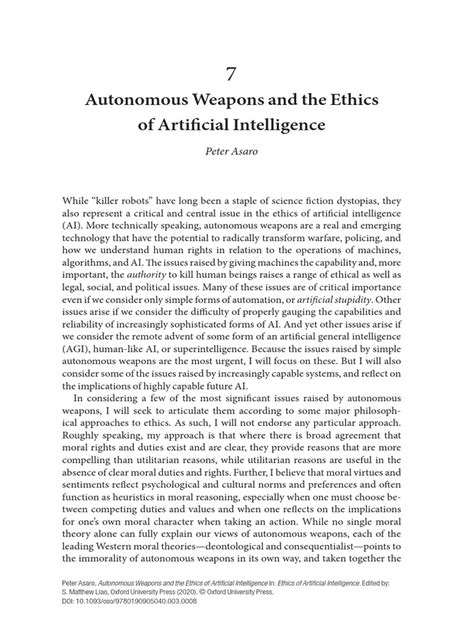 Ethics of Artificial Intelligence | PDF | Artificial Intelligence ...