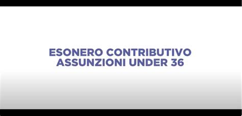 Esonero Contributivo Assunzioni Under Studio Necchio