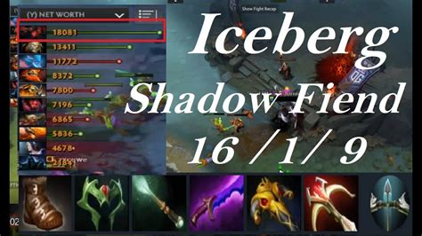 Iceberg Shadow Fiend Solo Kill Flytomoon Vs Og Full Game Dota