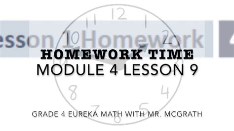 Lesson Homework Eureka Math