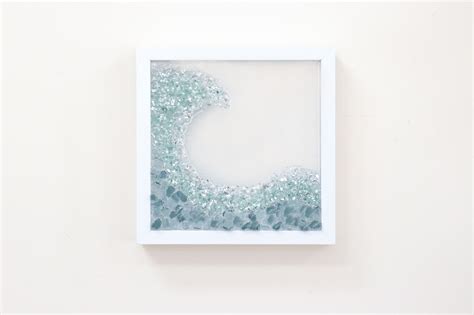 Sea Glass Art, Sea Glass Wall Art, Glass Wall Art, Seaglass Art, Glass Art, Epoxy Art, Sea Glass ...