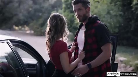 Petite Blonde Car Broke Down And A Guy Gives Her A Ride Hes A Criminal And The Small Tits Babe