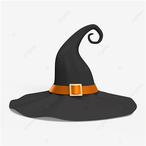 Render Background 3d Vector, Halloween Witch Hat Isolated On ...