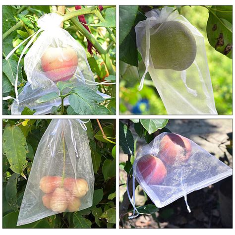 Pcs Fruit Protection Bags Reusable Mesh Grow Bag Garden Accessories