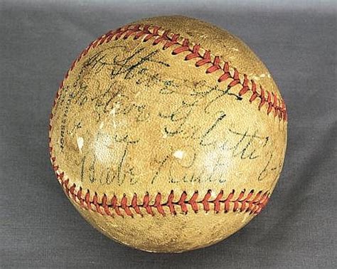 Lot GEORGE HERMAN BABE RUTH