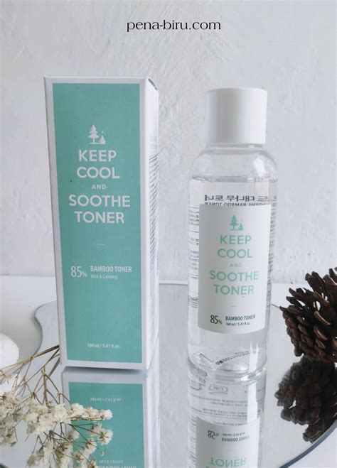 Pertama Kali Coba KEEP COOL Soothe Bamboo Toner 160 Ml Review Pena Biru