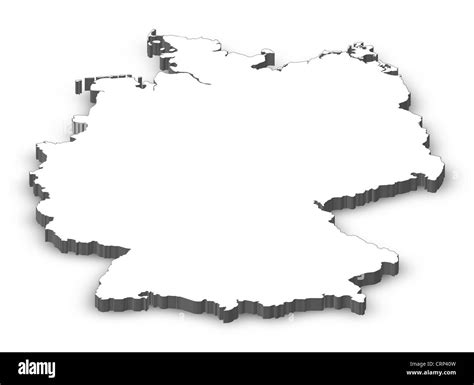 Political map of Germany with the several states Stock Photo - Alamy