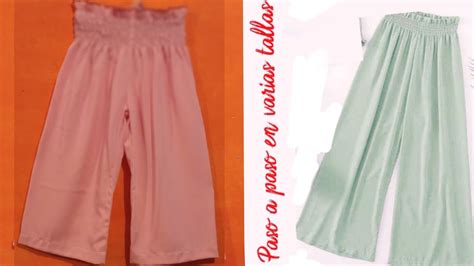 Pantalon Palazzo De Ni A En Varias Tallas Youtube