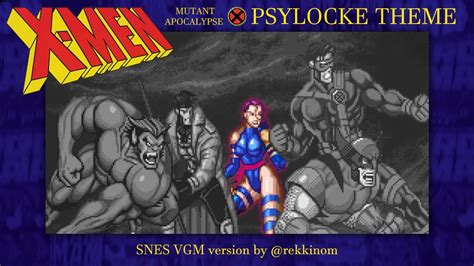 Snes X Men Mutant Apocalypse Psylocke Theme Cover Youtube